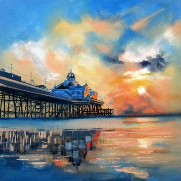 Sunset Pier by Jennifer Bisset
