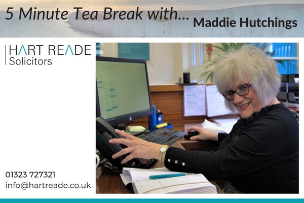 Five Minute Tea Break wth maddie Hutchings